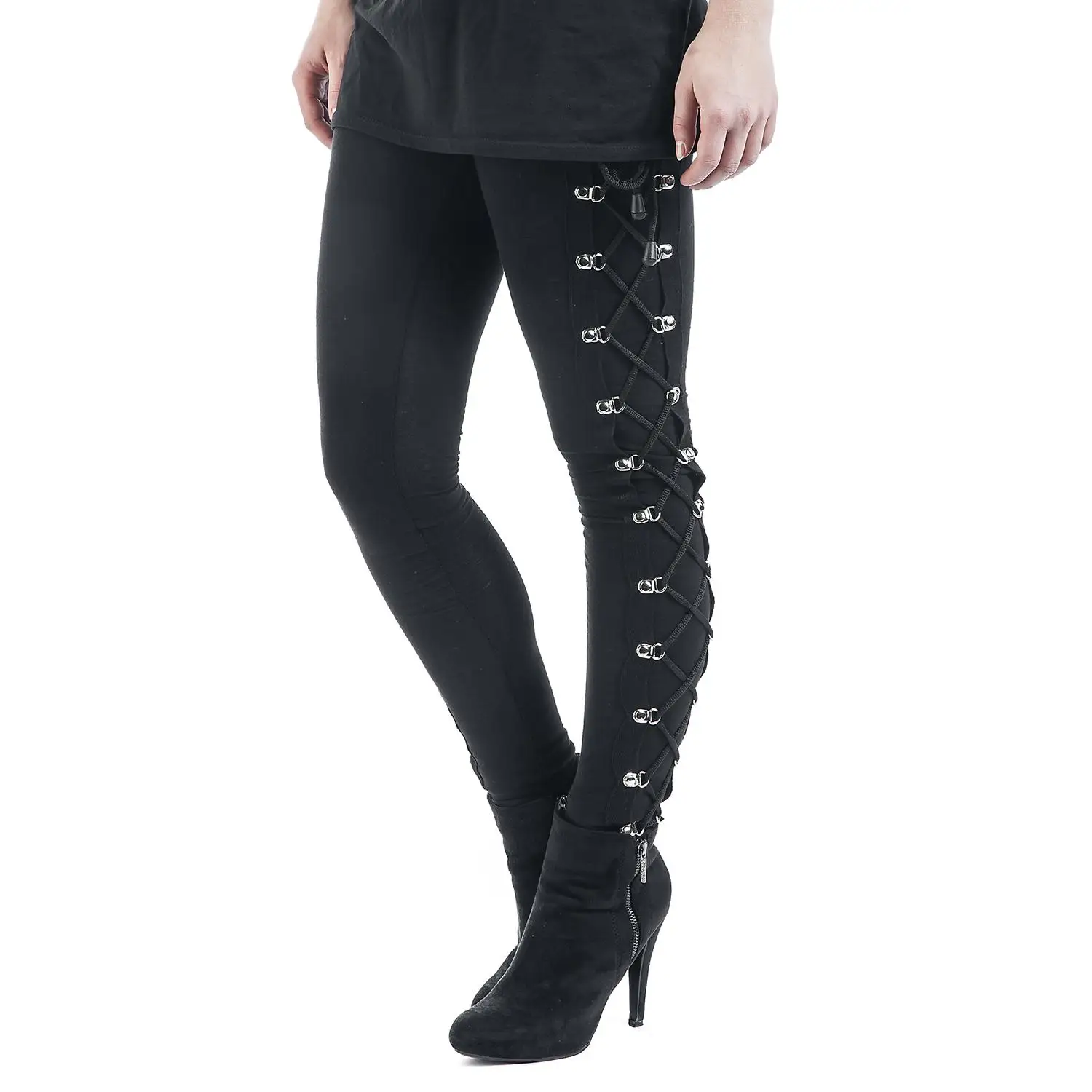 Black High Waist Skinny Bandage Leggings Women Autumn Spring Full Length Pencil Pants Sexy Fitness Lace Up Bodycon Legging Mujer
Black High Waist Skinny Bandage Leggings Women Autumn Spring Full Length Pencil Pants Sexy Fitness Lace Up Bodycon Legging Mujer