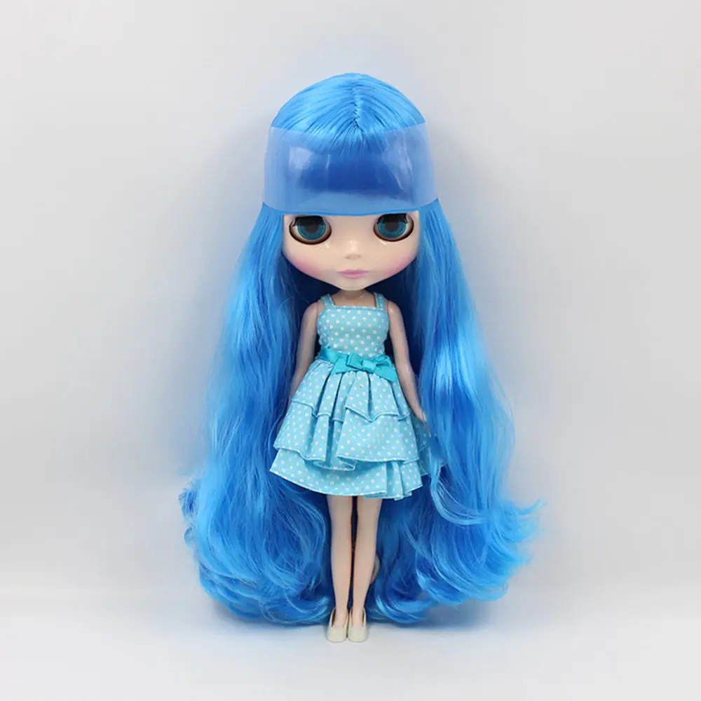 blyth doll normal body factory BL6208, blue long curly hair with bangs , blyth girl doll Child gift
blyth doll normal body factory BL6208, blue long curly hair with bangs , blyth girl doll Child gift