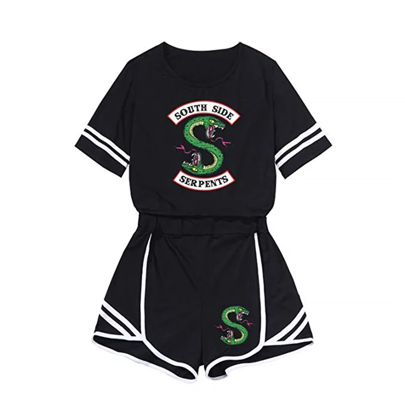 2 Piece Tracksuit Women Riverdale Southside Serpents Clothes Casual Crop Top and Pants
2 Piece Tracksuit Women Riverdale Southside Serpents Clothes Casual Crop Top and Pants