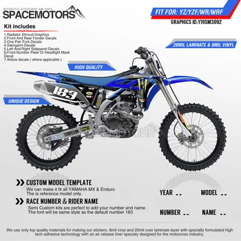 MotoSpace Customized Team Graphics Backgrounds Decals 3M Stickers For YAMAHA YZF250 2010-2013 WR450F 2012-2015 092
MotoSpace Customized Team Graphics Backgrounds Decals 3M Stickers For YAMAHA YZF250 2010-2013 WR450F 2012-2015 092