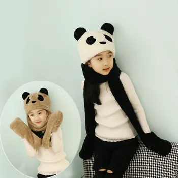 winter accessories Cute Bear Hat Scarf Glove One Winter Women Warm Ear Guard Child Neck thicken Child Neck hat scarf glove set
winter accessories Cute Bear Hat Scarf Glove One Winter Women Warm Ear Guard Child Neck thicken Child Neck hat scarf glove set