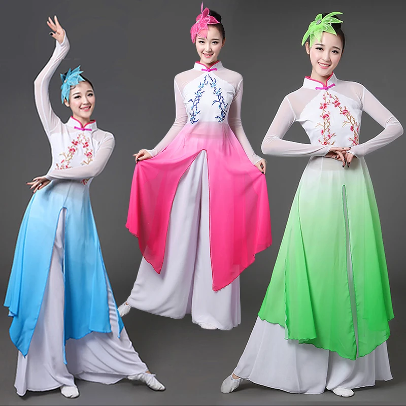 Chinese style hanfu classical dance costume female national dance costume fan dance traditional chinese dance costume
Chinese style hanfu classical dance costume female national dance costume fan dance traditional chinese dance costume