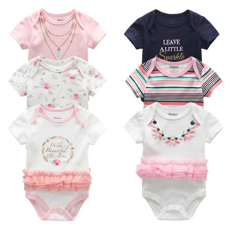 6PCS/lot Newborn Girl Dress Cotton 0-12M Baby Boy Clothes Roupa de bebes Baby Girl Clothes Unicorn Girls Baby Clothing Bodysuit
6PCS/lot Newborn Girl Dress Cotton 0-12M Baby Boy Clothes Roupa de bebes Baby Girl Clothes Unicorn Girls Baby Clothing Bodysuit