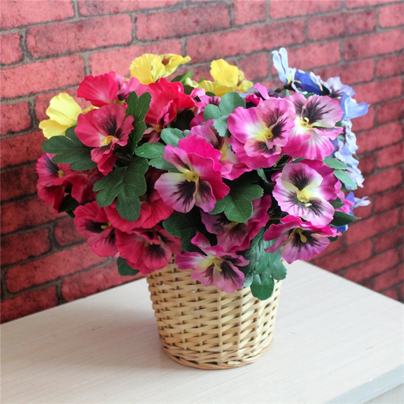 1 Pc Artificial Flowers Silk Flower Pansy Wedding Party Table Garden Decoration Home Decor Simulation Fake Flowers
1 Pc Artificial Flowers Silk Flower Pansy Wedding Party Table Garden Decoration Home Decor Simulation Fake Flowers