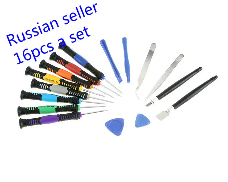 RU Seller ! Lowest price! 16 pcs a set Mobile Phone Repair Tool Screwdriver for Mobile Phone
RU Seller ! Lowest price! 16 pcs a set Mobile Phone Repair Tool Screwdriver for Mobile Phone