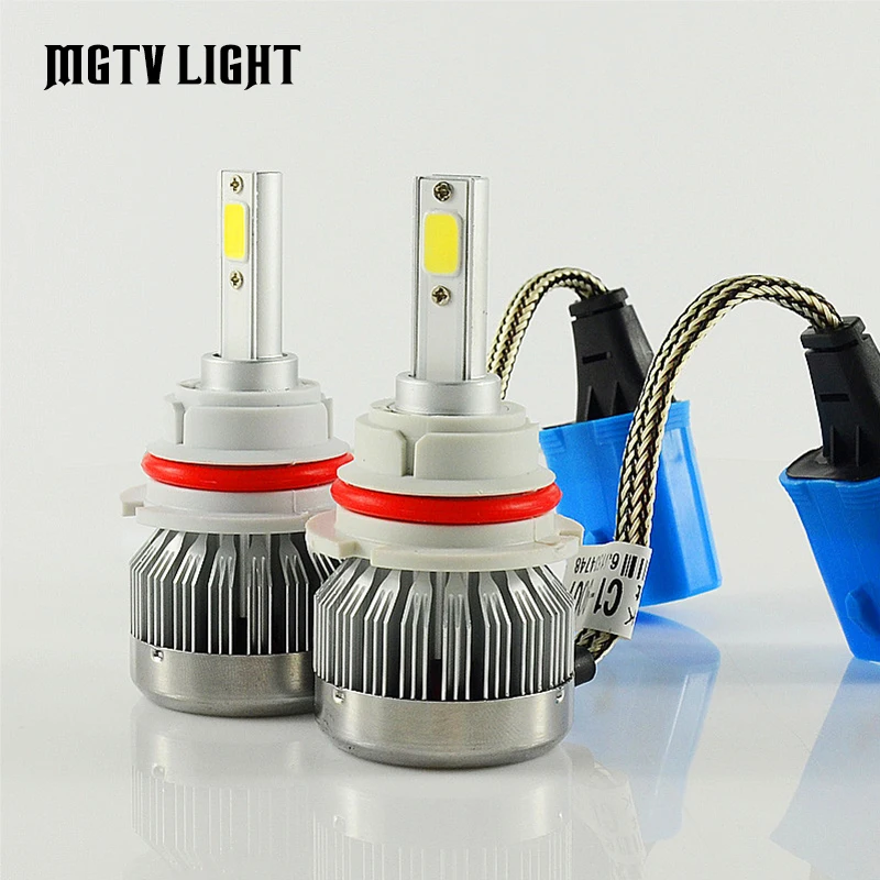 MGTV LIGHT 2Pcs Super Bright Car Headlight 9007 Hi Lo H/L High And Low 60W 6000LM Cob All-In-One Led Auto Front Fog Bulb
MGTV LIGHT 2Pcs Super Bright Car Headlight 9007 Hi Lo H/L High And Low 60W 6000LM Cob All-In-One Led Auto Front Fog Bulb