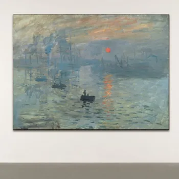 Painting Canvas Claude Monet Impression Soleil Levant Abstract Oil Painting Printings Art Picture for Living Room Home Decor
Painting Canvas Claude Monet Impression Soleil Levant Abstract Oil Painting Printings Art Picture for Living Room Home Decor