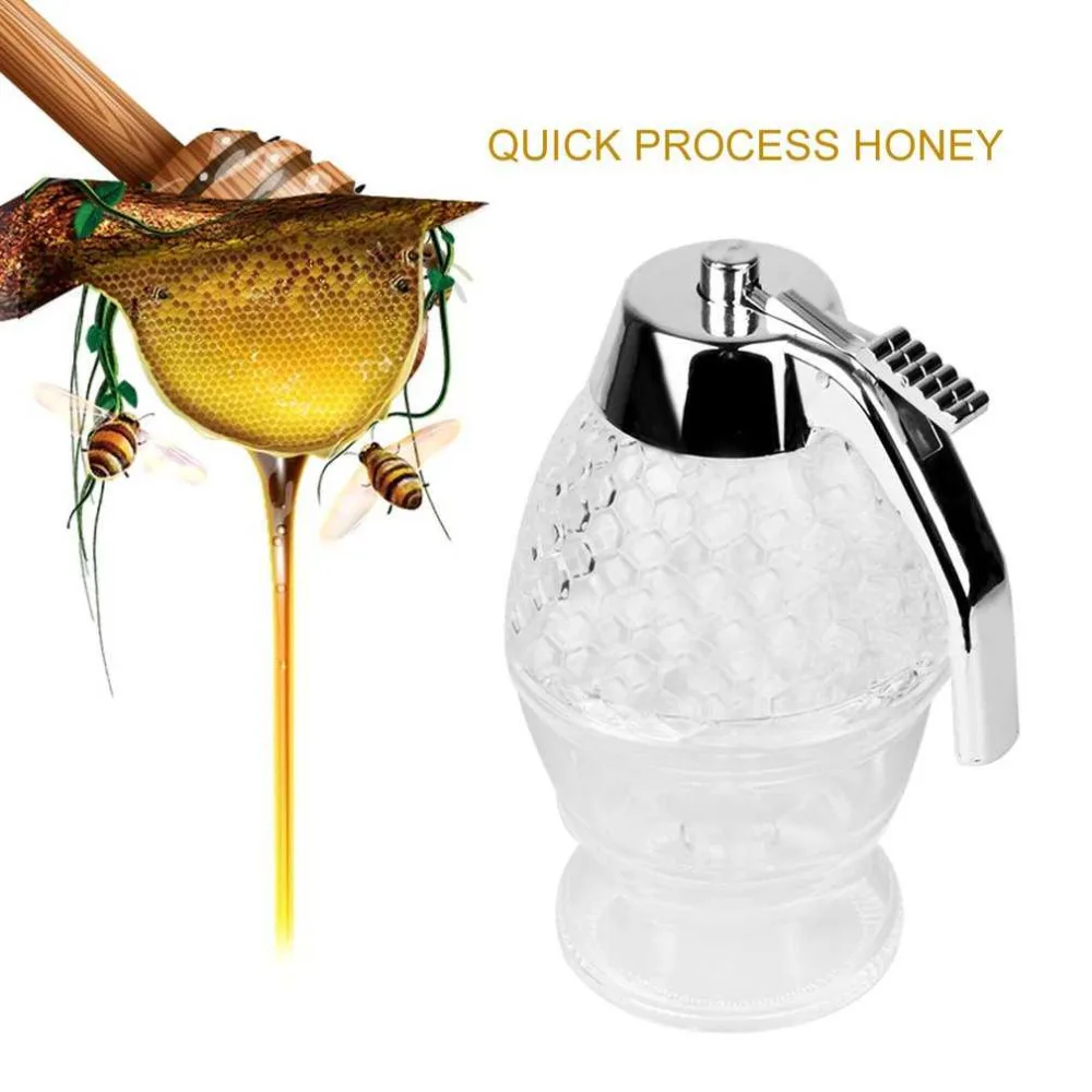 200ML Transparent Honey Dispenser Jar Container Cup Juice Syrup Kettle Kitchen Bee Drip Stand Holder Kitchen tool Storage Pot
200ML Transparent Honey Dispenser Jar Container Cup Juice Syrup Kettle Kitchen Bee Drip Stand Holder Kitchen tool Storage Pot