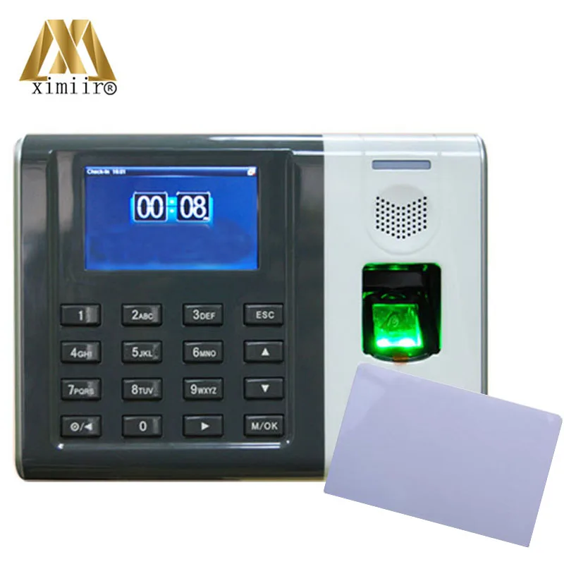 Free software XM100 fingerprint recognition TCP/IP fingerprint time attendance with 13.56MHZ IC card reader time clock
Free software XM100 fingerprint recognition TCP/IP fingerprint time attendance with 13.56MHZ IC card reader time clock