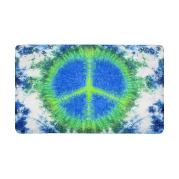 Peace Sign Tie Dyed Pattern on Linen Anti-Slip Door Mat Home Decor Indoor Entrance Doormat Rubber Backing 30 X 18 inches
Peace Sign Tie Dyed Pattern on Linen Anti-Slip Door Mat Home Decor Indoor Entrance Doormat Rubber Backing 30 X 18 inches