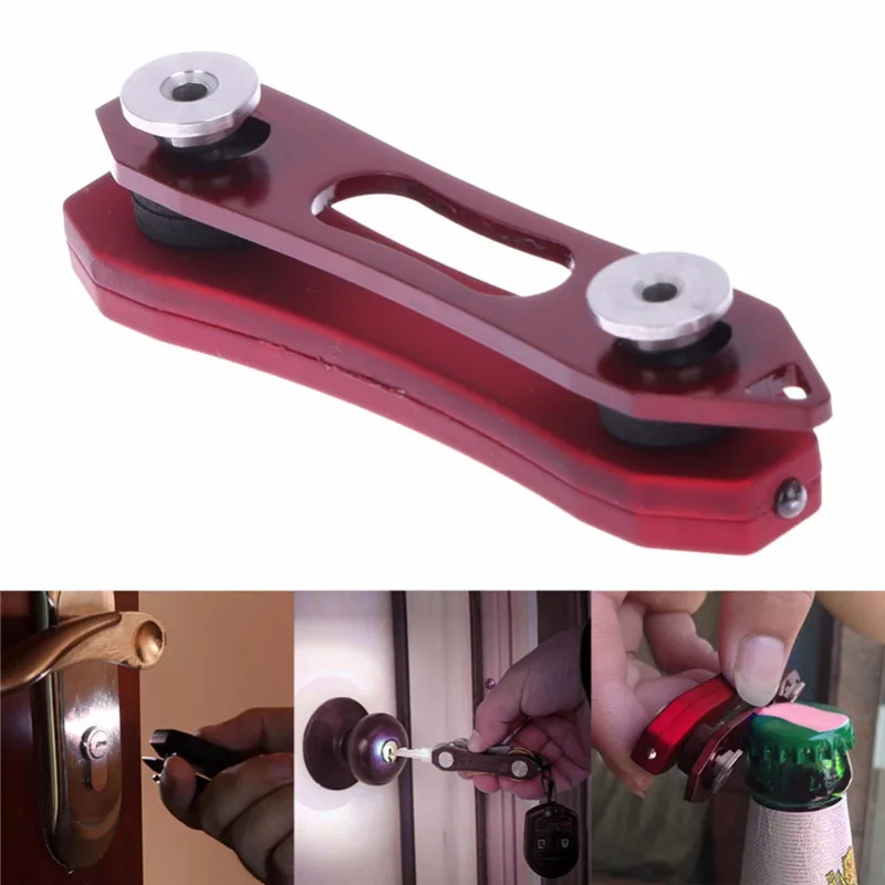 Outdoor Stainless Steel Keys Organizer Holder Multifunction Keychain Gear Keybar Portable Folder Pocket EDC Key Clip With Light
Outdoor Stainless Steel Keys Organizer Holder Multifunction Keychain Gear Keybar Portable Folder Pocket EDC Key Clip With Light