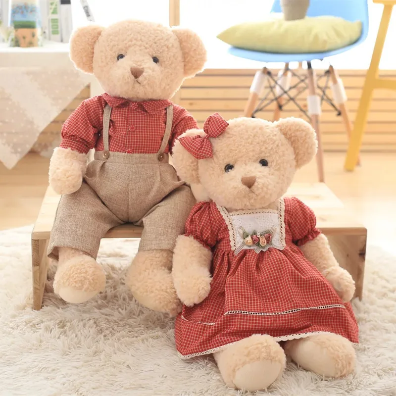 2018 New 1pair 65CM teddy bear doll garden style couple teddy bear wedding press doll a pair lover doll valentine's day
2018 New 1pair 65CM teddy bear doll garden style couple teddy bear wedding press doll a pair lover doll valentine's day