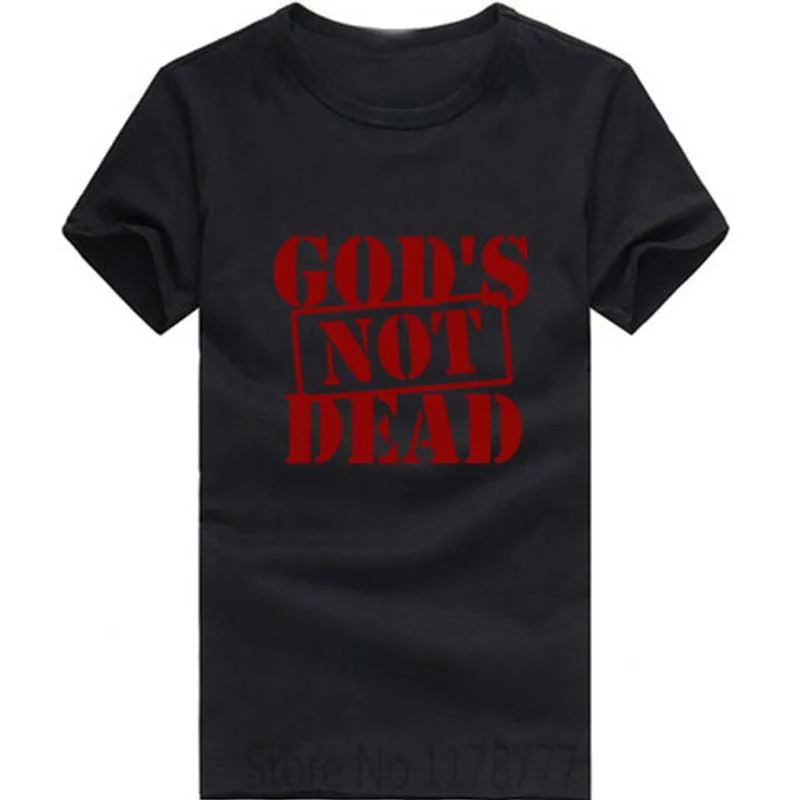 New Summer Fashion God's Not Dead Jesus T Shirt Men Casual Short Sleeve Men's Clothing Tshirt Camisetas
New Summer Fashion God's Not Dead Jesus T Shirt Men Casual Short Sleeve Men's Clothing Tshirt Camisetas
