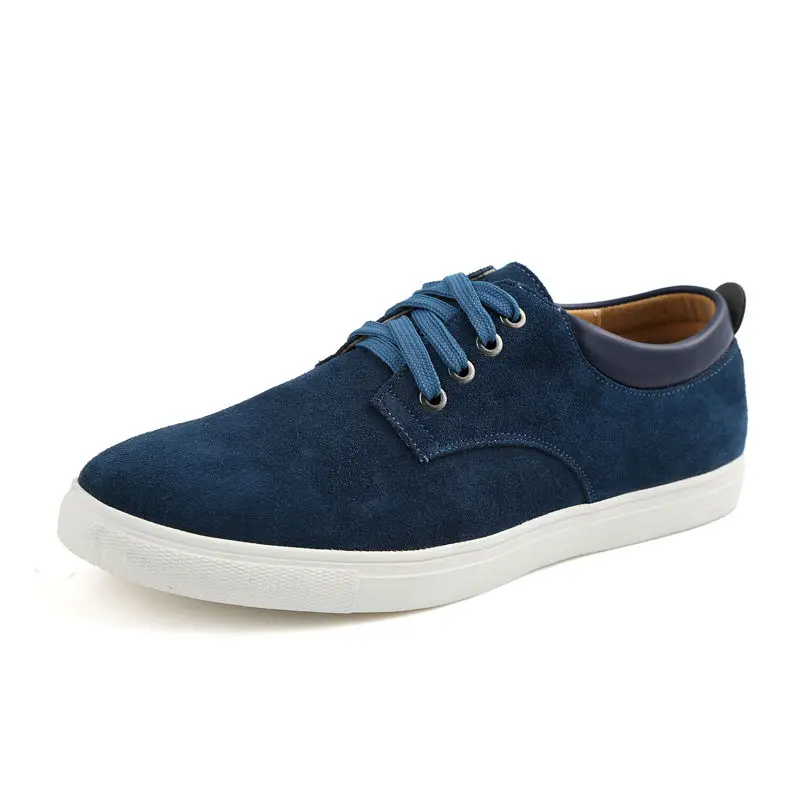 New Nice Pop Sale Men Suede Cow Leather Casual Shoes Mens Spring Autumn Breathable Lace-Up Big Size Canvas Shoes Low Top Flats
New Nice Pop Sale Men Suede Cow Leather Casual Shoes Mens Spring Autumn Breathable Lace-Up Big Size Canvas Shoes Low Top Flats