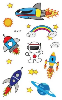 Waterproof Temporary Fake Tatoo Kids Tattoo Sticker Space Rocket Satellite Alien Tatouage Flash Tatto Tattoos For Child Boy Girl
Waterproof Temporary Fake Tatoo Kids Tattoo Sticker Space Rocket Satellite Alien Tatouage Flash Tatto Tattoos For Child Boy Girl