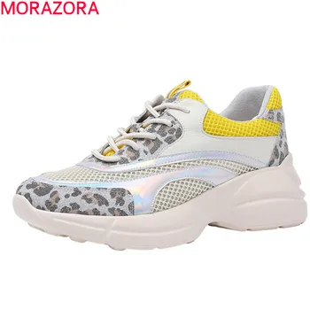 MORAZORA newest women sneakers genuine leather shoes lace up fashion casual shoes breathable mesh sneakers flat shoes woman
MORAZORA newest women sneakers genuine leather shoes lace up fashion casual shoes breathable mesh sneakers flat shoes woman