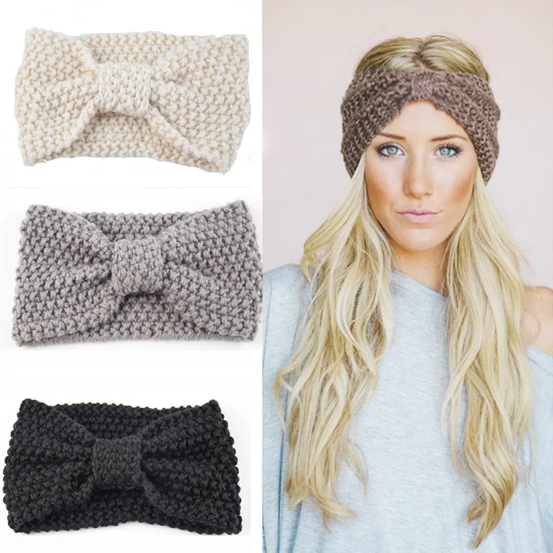 Women Warmer Ear Knitted Bow Headbands Hair Bands Wide Stretch Hairbands Turban Headwear Headwraps Lady Fashin Hair Accessories
Women Warmer Ear Knitted Bow Headbands Hair Bands Wide Stretch Hairbands Turban Headwear Headwraps Lady Fashin Hair Accessories