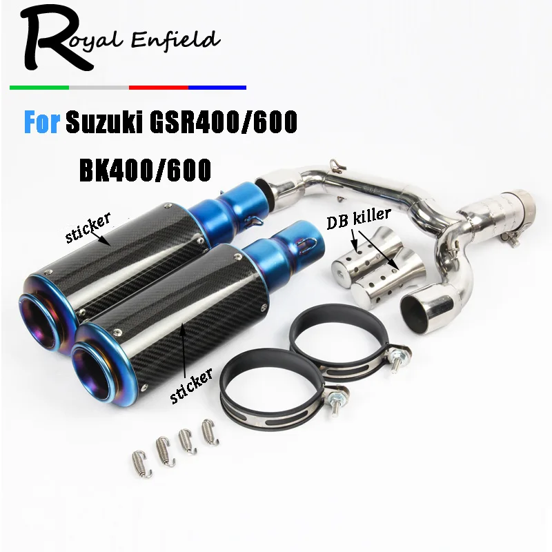 New arrive For Suzuki GSR400 600 BK400 600 High Quality Motorcycle Stainless Steel carbon Middle Link Pipe Exhaust Muffler
New arrive For Suzuki GSR400 600 BK400 600 High Quality Motorcycle Stainless Steel carbon Middle Link Pipe Exhaust Muffler