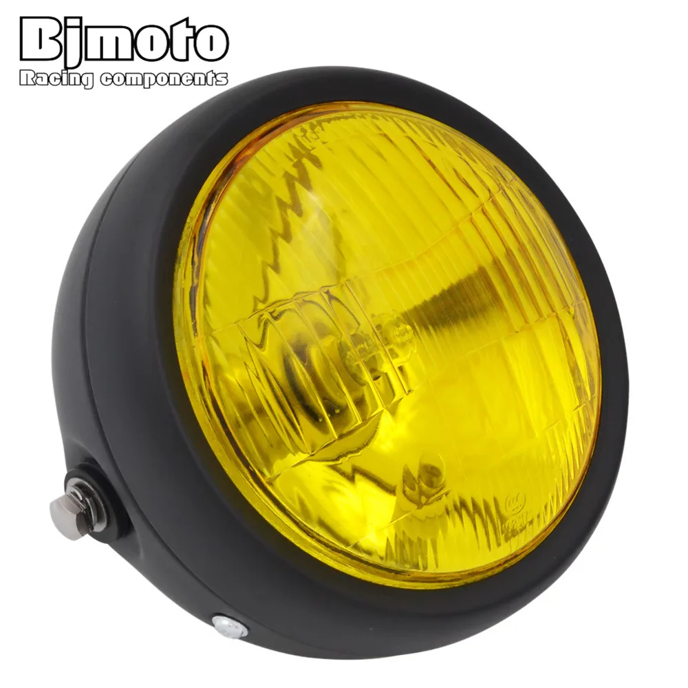 Motorcycle 6.5" Hi 40W Lo 35W Retro Amber Headlight Cafe Racer Headlamp For Harley Bobber Chopper for Honda Yamaha Suzuki
Motorcycle 6.5" Hi 40W Lo 35W Retro Amber Headlight Cafe Racer Headlamp For Harley Bobber Chopper for Honda Yamaha Suzuki