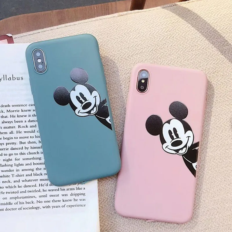 Pink Matte phone cases for iphone X XR XS Max Cartoon Mickey Soft TPU case For iphone 6 6s 6plus 7plus 8 plus back cover
Pink Matte phone cases for iphone X XR XS Max Cartoon Mickey Soft TPU case For iphone 6 6s 6plus 7plus 8 plus back cover