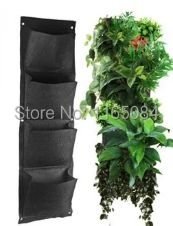 Novelty 4 Pockets Vertical Garden Planter Wall-mounted Polyester Home Gardening Flower Planting Bags Living Indoor Wall Planter
Novelty 4 Pockets Vertical Garden Planter Wall-mounted Polyester Home Gardening Flower Planting Bags Living Indoor Wall Planter