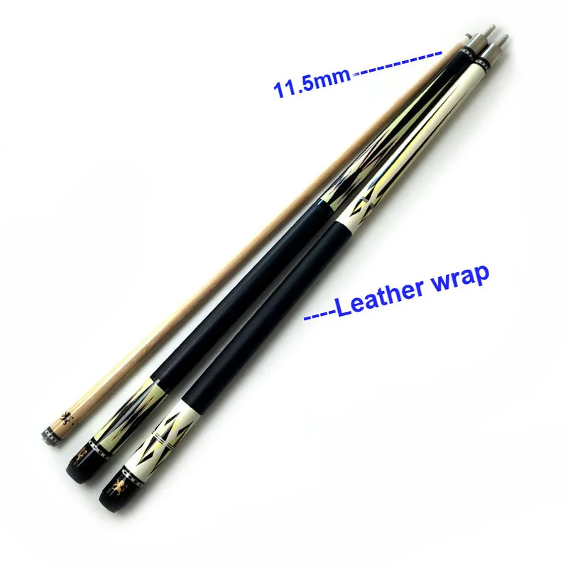 xmlivet Maple wood Professional decal Billiards Pool Cues in 11.5mm Black8 leather wrap 1/2 split cue stick Billiard accessories
xmlivet Maple wood Professional decal Billiards Pool Cues in 11.5mm Black8 leather wrap 1/2 split cue stick Billiard accessories