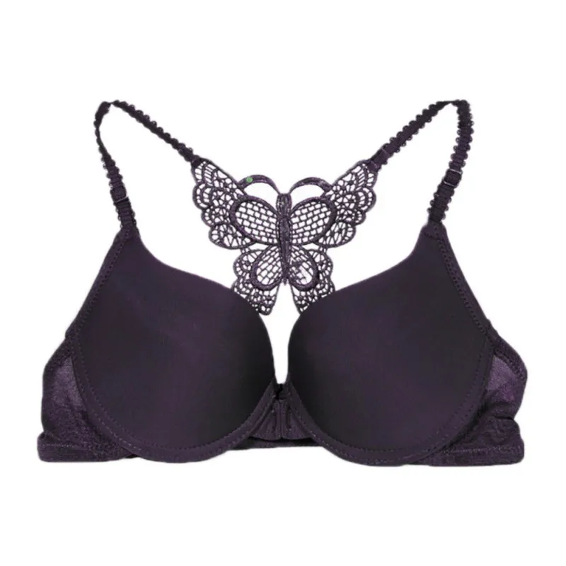Women Sexy Bra Front Buckle Wire Free Push Up Bralette Butterfly Beauty Back 3/4 Cup Bras For Women Lingerie
Women Sexy Bra Front Buckle Wire Free Push Up Bralette Butterfly Beauty Back 3/4 Cup Bras For Women Lingerie