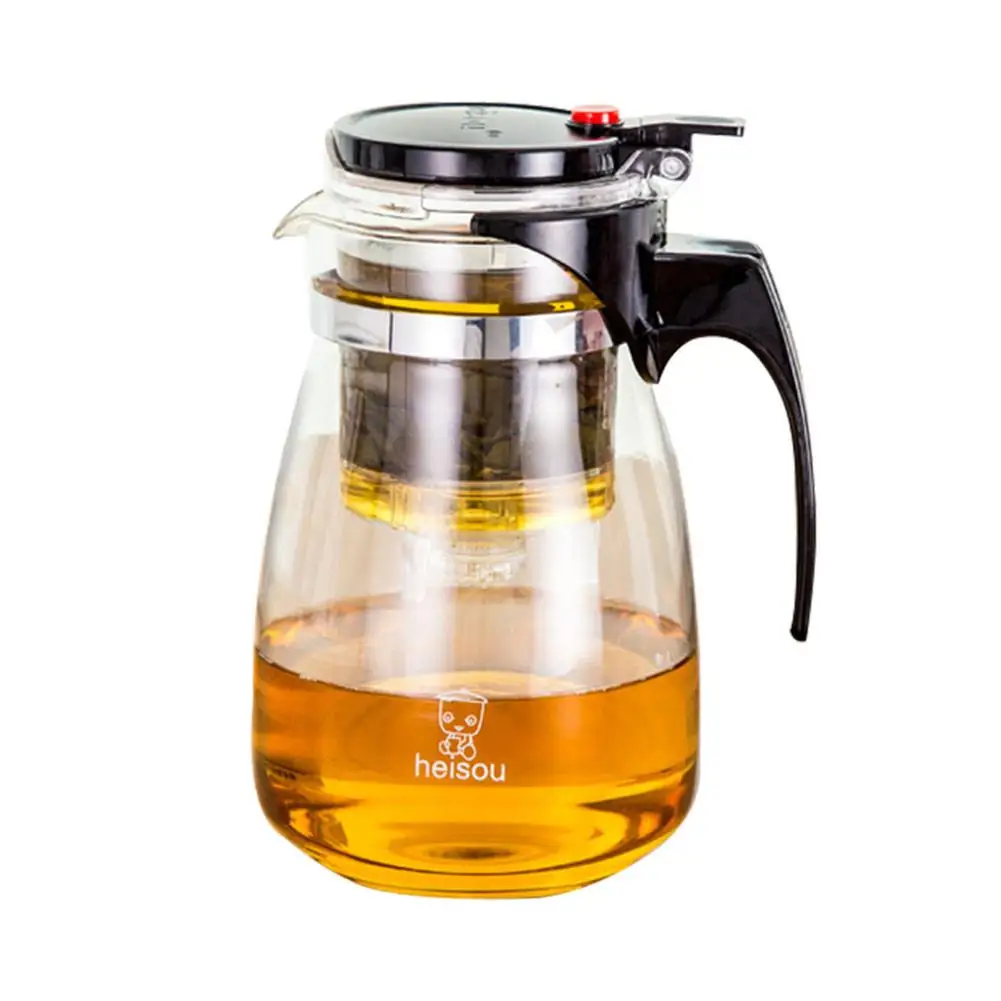 1000ML Large Capacity Teapot Tea Art Heat-Resistant Explosion-proof Kungfu Tea Art Glass Stainless Steel Filter Jug With Infuser
1000ML Large Capacity Teapot Tea Art Heat-Resistant Explosion-proof Kungfu Tea Art Glass Stainless Steel Filter Jug With Infuser