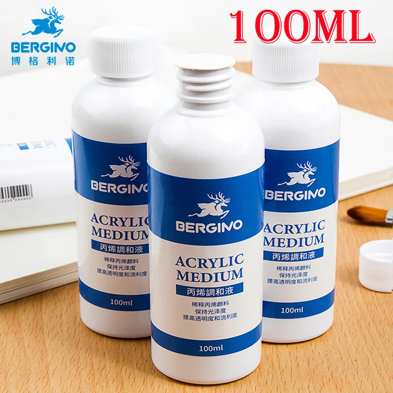 100ml acrylic medium single bottle beginner painting DIY hand-painted pigment blending media agent fabric paint
100ml acrylic medium single bottle beginner painting DIY hand-painted pigment blending media agent fabric paint