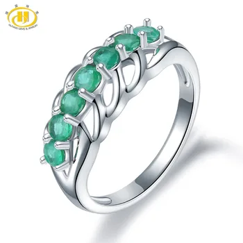 Hutang Natural Emerald Wedding Ring Natural Gemstone 925 Sterling Silver Rings Fine Elegant Jewelry for Women Best Gift New
Hutang Natural Emerald Wedding Ring Natural Gemstone 925 Sterling Silver Rings Fine Elegant Jewelry for Women Best Gift New