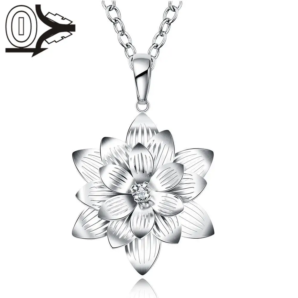 Wholesale Silver Plated Necklace & Pendant,Wedding Jewelry Accessories,Classic Beautiful Lotus Silver Necklaces
Wholesale Silver Plated Necklace & Pendant,Wedding Jewelry Accessories,Classic Beautiful Lotus Silver Necklaces