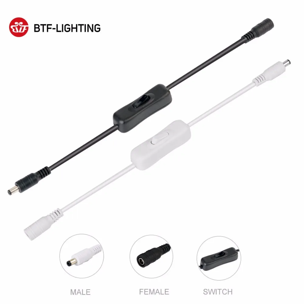 Free Shipping 5pcs DC switch for single color strip, max 12V/3A load,5.5mm/2.1mm,10cm long cable;in black color
Free Shipping 5pcs DC switch for single color strip, max 12V/3A load,5.5mm/2.1mm,10cm long cable;in black color