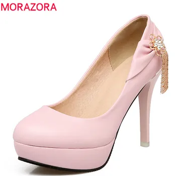 MORAZORA 2020 hot sale fashion shoes woman round toe spring summer pumps women shallow high heels platform shoes wedding shoes
MORAZORA 2020 hot sale fashion shoes woman round toe spring summer pumps women shallow high heels platform shoes wedding shoes