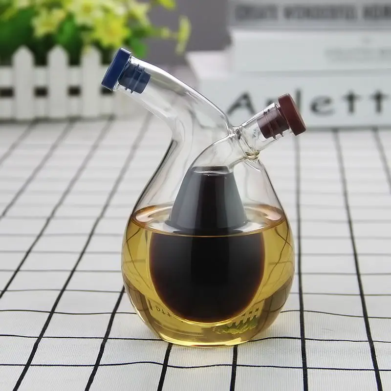 Kitchen Two-in-One Oil Dispenser Design Vinegar Cruet Olive can Quality Oil Pourer Condiment Dispenser Bottle
Kitchen Two-in-One Oil Dispenser Design Vinegar Cruet Olive can Quality Oil Pourer Condiment Dispenser Bottle