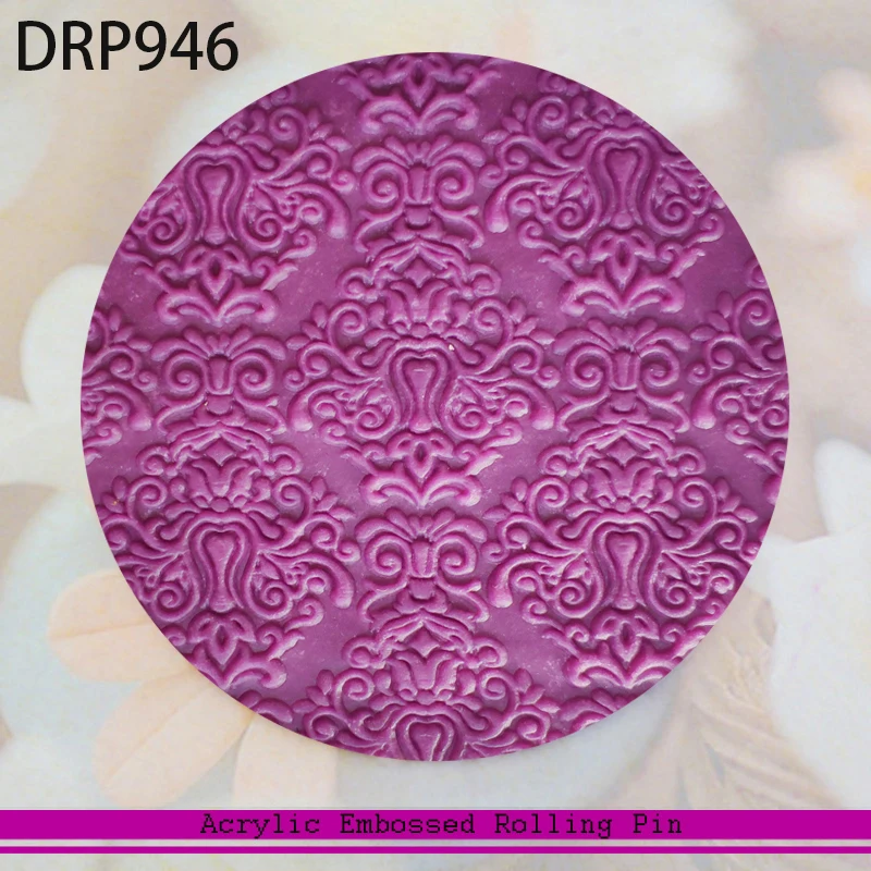 Fondant Embossed Rolling Pin Acrylic Cake Pastry Dough Embossing Sugarcraft Roller Baking Mold
Fondant Embossed Rolling Pin Acrylic Cake Pastry Dough Embossing Sugarcraft Roller Baking Mold