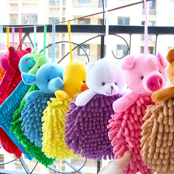 Cute cartoon head chenille hand towel hanging towel animal elephant/frog/pig/duck children washing towel super-absorbent towel
Cute cartoon head chenille hand towel hanging towel animal elephant/frog/pig/duck children washing towel super-absorbent towel