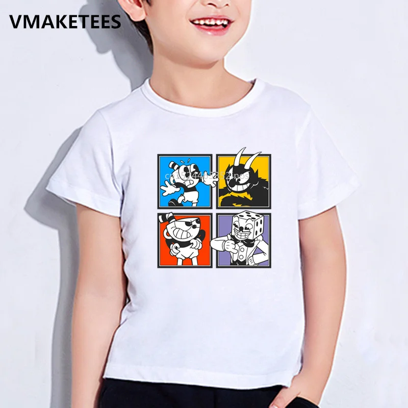 Kids Summer Short Sleeve Girls & Boys T shirts Cuphead Cartoon Print Children's T-shirt Casual Funny Baby Clothes,HKP5199
Kids Summer Short Sleeve Girls & Boys T shirts Cuphead Cartoon Print Children's T-shirt Casual Funny Baby Clothes,HKP5199