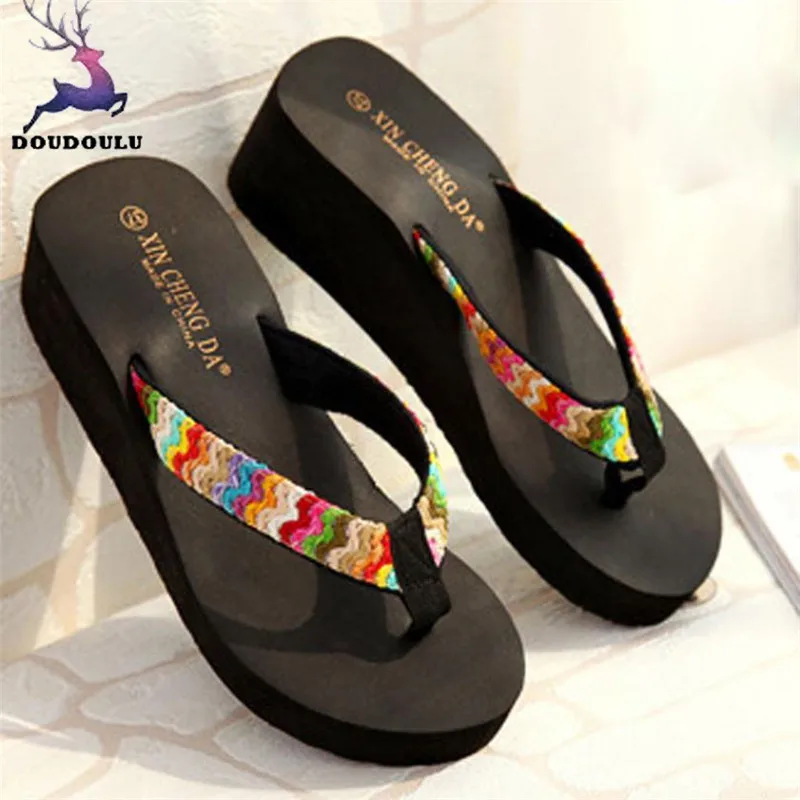 Summer Platform Slippers Women Hot Pink Khaki Beach Flat Wedge Patch Flip Flops Lady Slippers 2018 New Shoes Woman zapatos mujer
Summer Platform Slippers Women Hot Pink Khaki Beach Flat Wedge Patch Flip Flops Lady Slippers 2018 New Shoes Woman zapatos mujer
