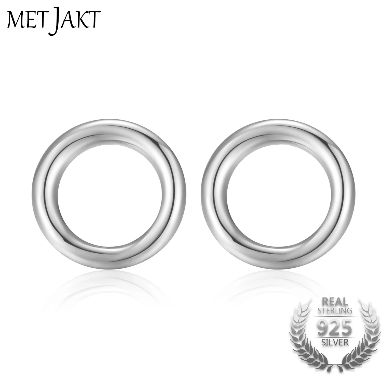 MetJakt Authentic 925 Sterling Silver Three Colors Classic Fashion Round Stud Earrings for Party Women's Fine Jewelry
MetJakt Authentic 925 Sterling Silver Three Colors Classic Fashion Round Stud Earrings for Party Women's Fine Jewelry