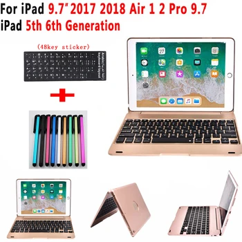 For apple IPad Pro 9.7 / iPad Air 1/2 foldable Bluetooth wireless keyboard 78 key drop protection shell can Stylus
For apple IPad Pro 9.7 / iPad Air 1/2 foldable Bluetooth wireless keyboard 78 key drop protection shell can Stylus