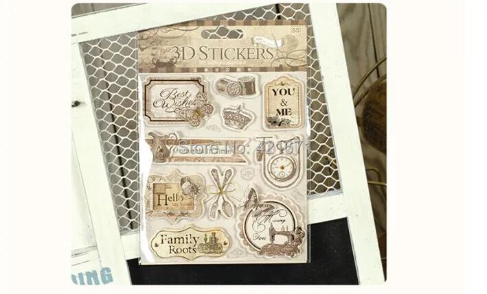New Arrivals Fashion Dazzling 2sets/lot retro Blessings medal 2 3D Decorating Stickers Set DIY Photo Album Scrapbooking Kit
New Arrivals Fashion Dazzling 2sets/lot retro Blessings medal 2 3D Decorating Stickers Set DIY Photo Album Scrapbooking Kit