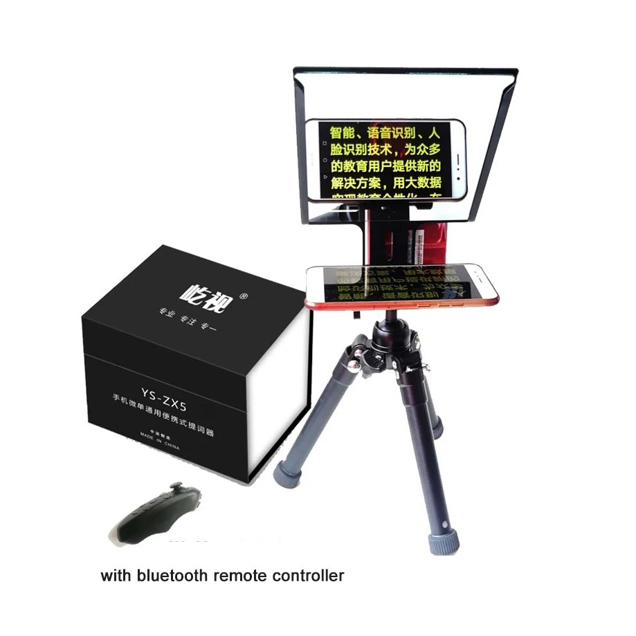 Portable Prompter Smartphone Teleprompter For Photo Studio Live Interview Youtube Vlog DSLR Camera Mobile Phone Teleprompter
Portable Prompter Smartphone Teleprompter For Photo Studio Live Interview Youtube Vlog DSLR Camera Mobile Phone Teleprompter