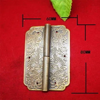 Brass Dragon Carved Hinge Decor Door Hinges Wooden Gift Jewelry Box Hinge Fittings for Furniture Hardware+Screw,80*60mm,1PC
Brass Dragon Carved Hinge Decor Door Hinges Wooden Gift Jewelry Box Hinge Fittings for Furniture Hardware+Screw,80*60mm,1PC