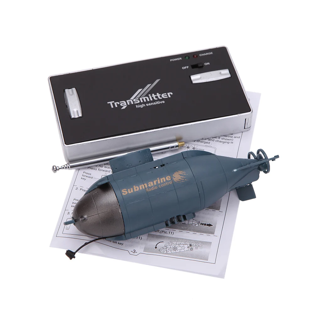GoolRC 777-216 Mini RC Racing Submarine Boat R//C Toys with 40MHz Transmitter