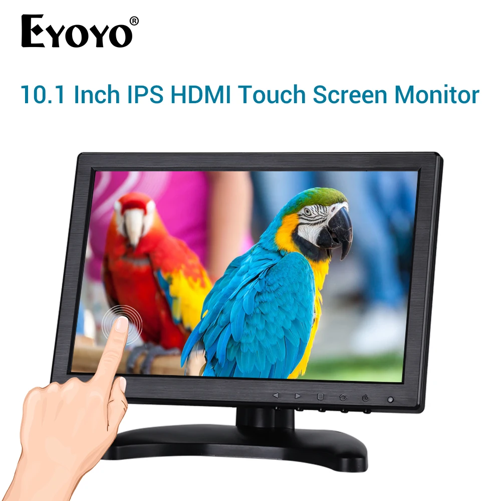 EYOYO 10" IPS LCD Monitor Mini Computer Display LED Screen 2 Channel Video Input Security Monitor With Speaker VGA HDMI
EYOYO 10" IPS LCD Monitor Mini Computer Display LED Screen 2 Channel Video Input Security Monitor With Speaker VGA HDMI