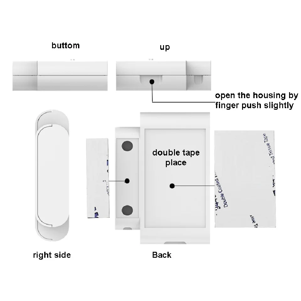 Беспроводной датчик двери и окна Qolelarm house 433 МГц детектор для домашней охранной