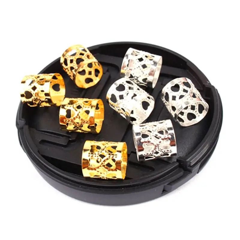 New 10 Pcs Silver Golden Dreadlock Beads Metal Hair Clips Accessories For Dreadlocks Adjustable Hair Bead Golden Silver
New 10 Pcs Silver Golden Dreadlock Beads Metal Hair Clips Accessories For Dreadlocks Adjustable Hair Bead Golden Silver