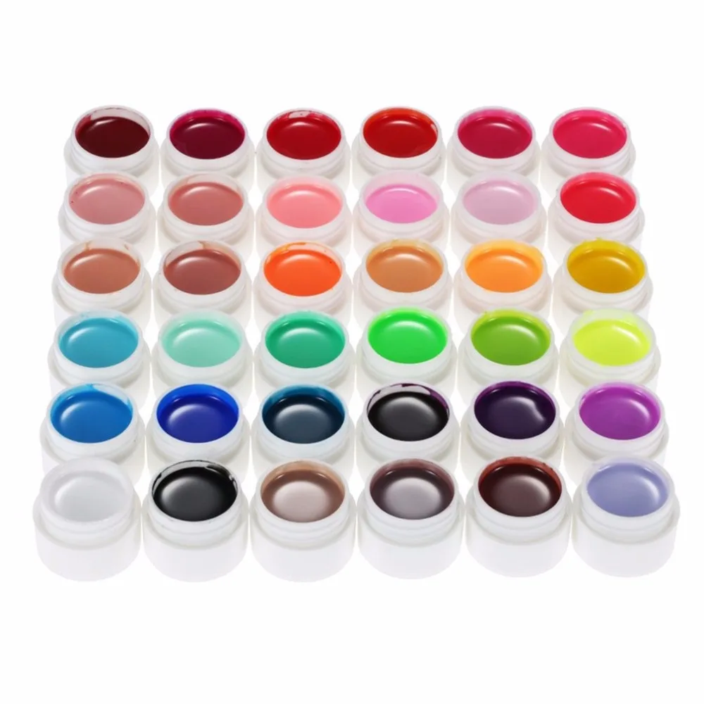 36 Colors Nail Gel 8ml Nail Art Glitter UV Lamp Nail Polish Gel Acrylic Builder Glue Solid Set Long Lasting
36 Colors Nail Gel 8ml Nail Art Glitter UV Lamp Nail Polish Gel Acrylic Builder Glue Solid Set Long Lasting