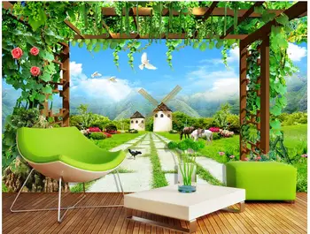 3d wallpaper custom photo non-woven mural Rural flower windmills TV picture 3d wall room murals wallpaper decoration painting
3d wallpaper custom photo non-woven mural Rural flower windmills TV picture 3d wall room murals wallpaper decoration painting