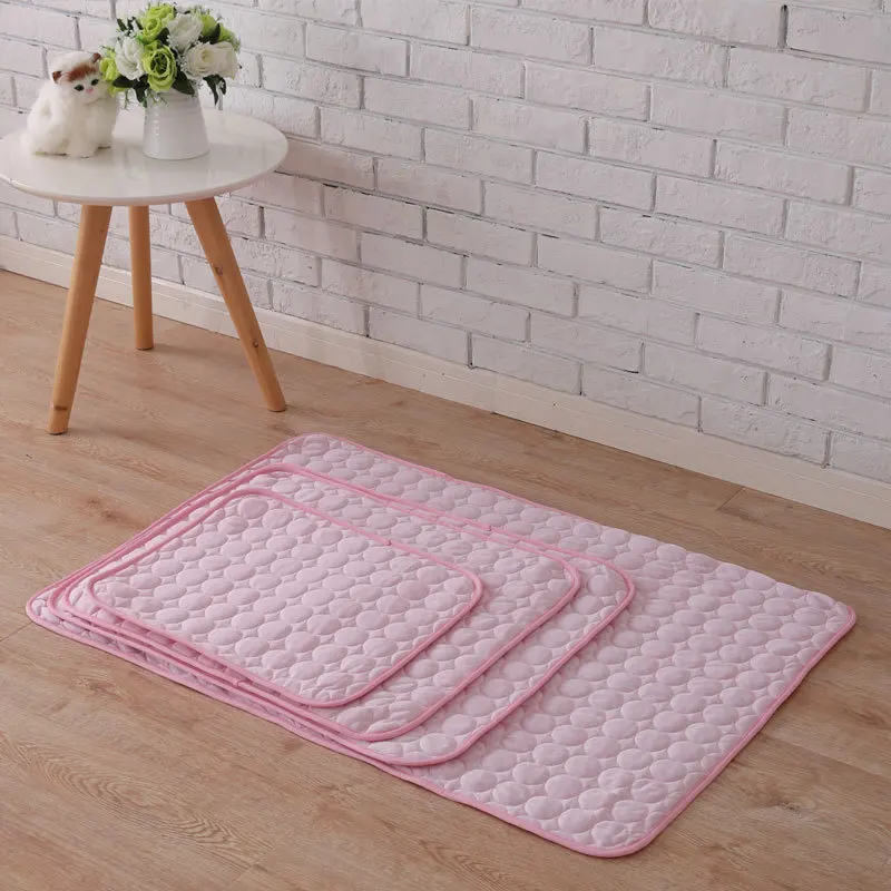 Pet Summer Cooling Mat Pad Dog Beds Mats Blue Pet Ice Pad Cool Cold Silk Moisture-Proof Cooler Mattress Cushion Puppy Sleeping
Pet Summer Cooling Mat Pad Dog Beds Mats Blue Pet Ice Pad Cool Cold Silk Moisture-Proof Cooler Mattress Cushion Puppy Sleeping
